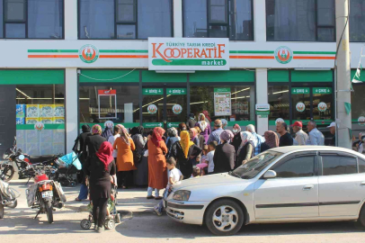 Kiliste yüzde 30-40 ucuzluğu duyan markete koştu