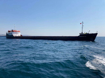 Ukraynadan tahıl taşıyan gemi Tekirdağa ulaştı