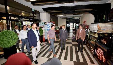 Başkan Kılca, kardeş şehir belediye başkanı Geylani ile istişarede bulundu