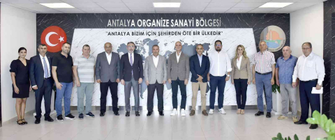 KKTC heyeti  Antalya OSBde incelemelerde bulundu