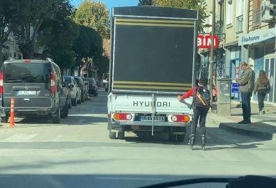 Bursada Tehlikeli Yolculuk