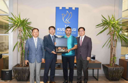 Başkan Günel, Pohang Belediyesi heyetini ağırladı