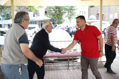 Başkan Yücel yaylada vatandaşlarla bir araya geldi