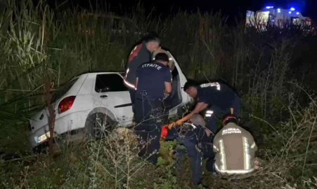 Kazada Kurtarılan Sürücü, Eşini Arayarak Moral Verdi