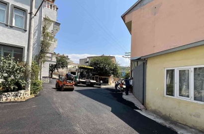 Osmangazide Yoğun Asfalt Mesaisi