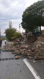 Bursanın Dağ İlçesini Dolu Vurdu