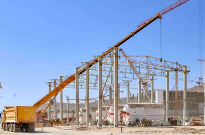 Akkuyuda başlatma ve devreye alma yedek kazan dairesi için üretilen teknik ekipmanların montajı başladı