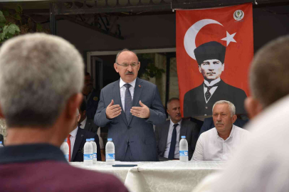 Saruhanlılı vatandaşlar sorun ve isteklerini Vali Karadenize anlattı