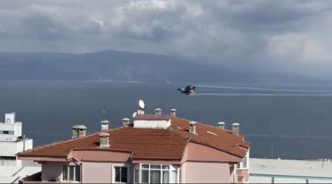 Solotürk Mudanya Semalarında Prova Uçuşu Gerçekleştirdi
