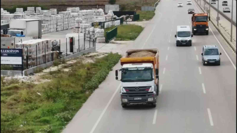 Dron Destekli Trafik Uygulamasında Sürücülere Ceza Yağdı