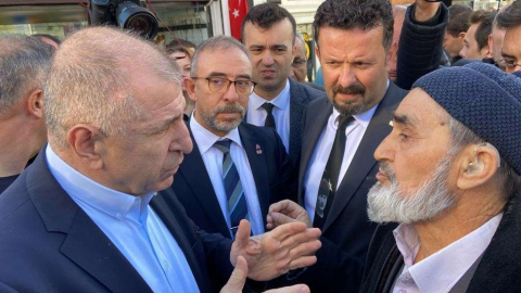Esnaf ziyaretinde destek isteyen Ümit Özdağa vatandaştan sert tepki: Ucubesiniz, ben ucubelere destek vermem