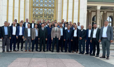 Milletvekili Toprak, muhtar hemşehrilerini Ankarada ağırladı