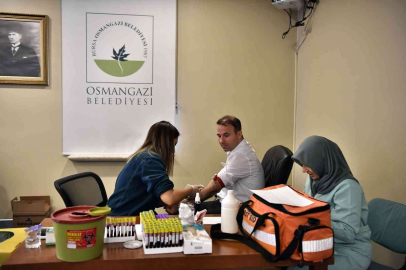 Osmangazi Belediye Personeli Sağlık Taramasından Geçti