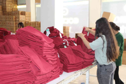 Şırnakta üretilen eşofmanlar Avrupaya ihraç ediliyor