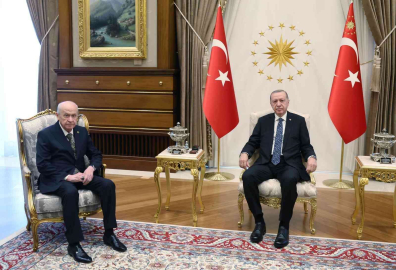 Cumhurbaşkanı Erdoğan, MHP Lideri Bahçeli görüşmesi sona erdi