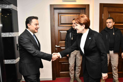 DEVA Partisi lideri Babacandan İYİ Parti lideri Akşenere ziyaret