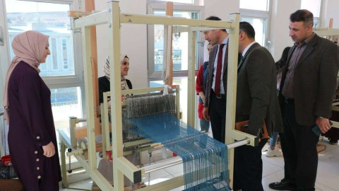 Cizre halk eğitim merkezlerinde hem üretim hem de istihdam sağlanıyor