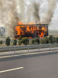Otobanda Hareketli Saatler...alev Alev Yandı