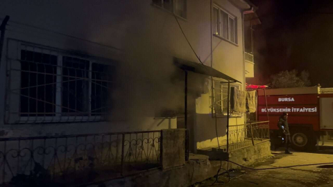 İznikte Korkutan Yangın