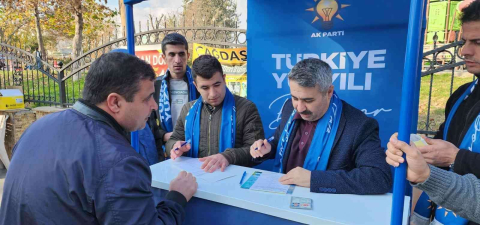 Başkan Alkayış, AK Partiye üyelik yapan herkese teşekkür etti