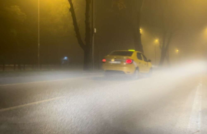 Bursada Sisli Hava Etkisini Gösterdi, Görüş Mesafesi 25 Metreye Düştü