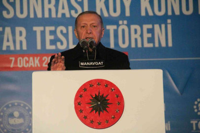 Cumhurbaşkanı Erdoğandan Manavgatta yapılan konutların hak sahiplerine müjde