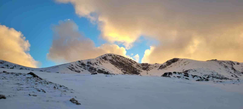 (Özel) Uludağda Göller Buz Tuttu Ama Kar Yok