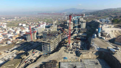 70 Gün Önce Başlamıştı, Toki Daireleri Hızla Yükseliyor