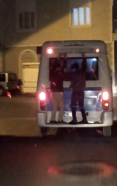 Bursada Çocukların Tehlikeli Yolculuğu Kameralarda