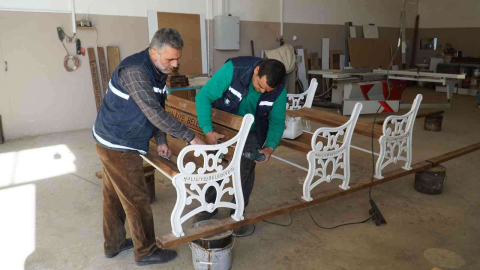 Haliliyede atölyeler üretiyor, tasarruf ediliyor