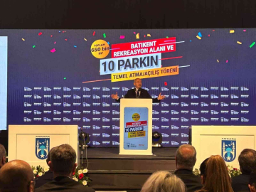 Başkentte Batıkent Alanı ve 10 adet parkın temel atma ve açılış töreni yapıldı