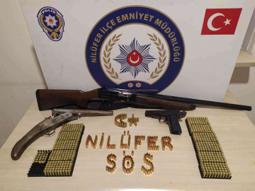 Vincin Üzerinden Silahla 15 El Ateş Açmıştı, Evinde Çok Sayıda Silah Çıktı