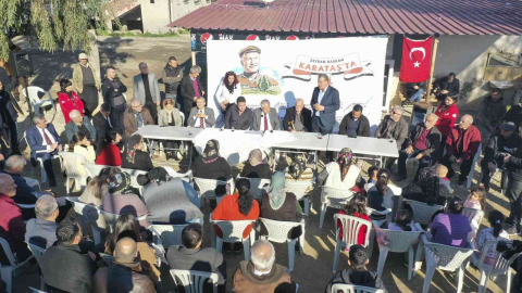 Başkan Karalar, Karataşta vatandaşlarla bir araya geldi