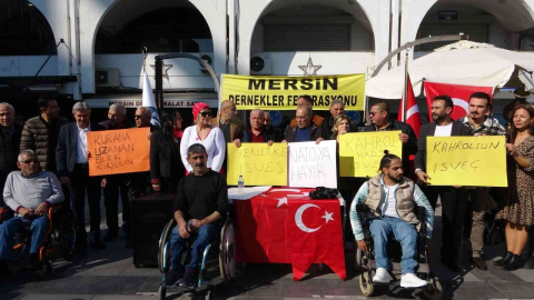 Kuran-ı Kerim yakılmasına Mersinden tepki