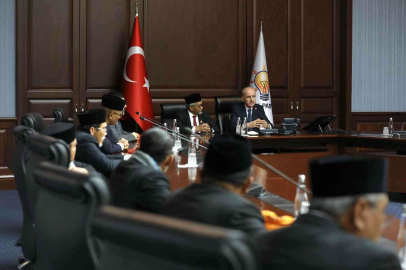 AK Parti Genel Başkanvekili Kurtulmuş, Endonezya Adalet ve Refah Partisi Genel Başkanı Syaikhu ve beraberindeki heyeti kabul etti