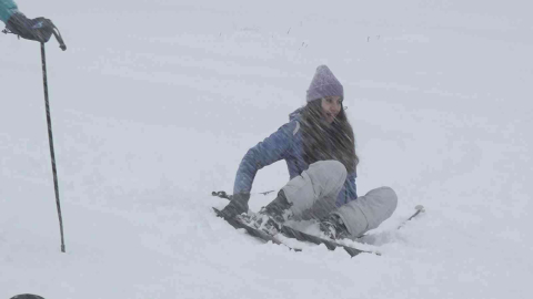 Uludağda Beklenen Kar...35 Santimetreye Ulaştı
