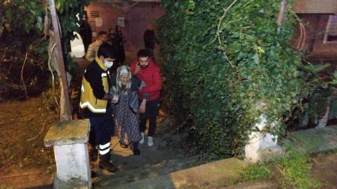 Yaşlı Kadın Gaz Sızıntısı Olan Evde Uyuya Kaldı, Ekipler Seferber Oldu