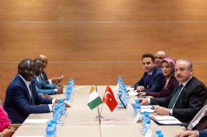 TBMM Başkanı Şentop, Fildişi Sahilli, Ummanlı ve Burkina Fasolu mevkidaşları ile görüştü
