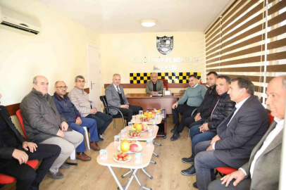 Başkan Yücelden ulaşım sektörünün temsilcilerine ziyaret