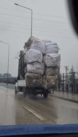 Bursada Tehlikeli Taşımacılık Kamerada