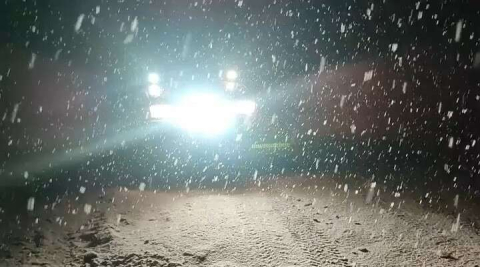 Uludağda Yoğun Karda Mahsur Kalan Aile Böyle Kurtarıldı