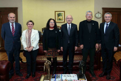 CHP Genel Başkanı Kemal Kılıçdaroğlu, SOL Parti heyeti ile bir araya geldi