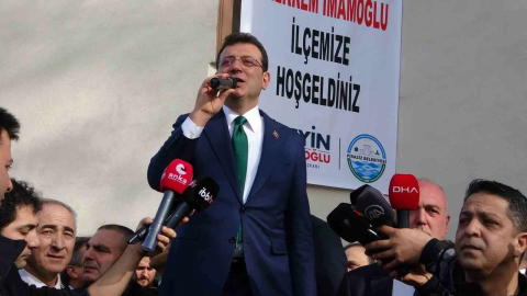 İBB Başkanı Ekrem İmamoğlu Giresunda