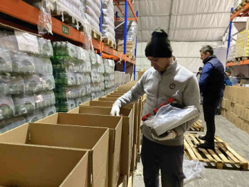 Bursadan Gaziantepe Erzak Yardımı