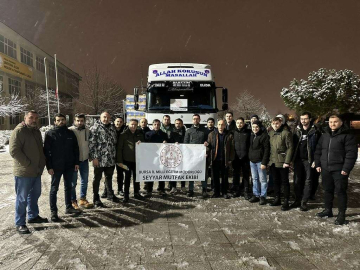 Bursa İl Milli Eğitim Müdürlüğü Seyyar Mutfak Ekibi Hataya Hareket Etti