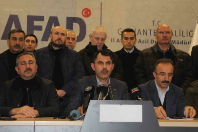 Bakan Kurum son rakamları açıkladı:  Gaziantepte toplam ölü sayısı 3 bin 273”