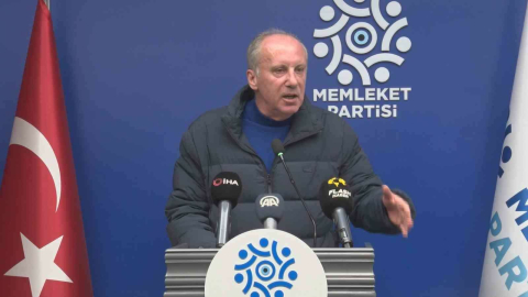 Memleket Partisi Genel Başkanı İnce: Benim magazinle işim yok