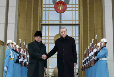 Cumhurbaşkanı Erdoğan, Pakistan Başbakanı Şahbaz Şerifi Kabul etti