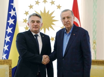 Cumhurbaşkanı Erdoğan, Bosna Hersek Devlet Başkanlığı Konseyi Üyesi Komsici kabul etti