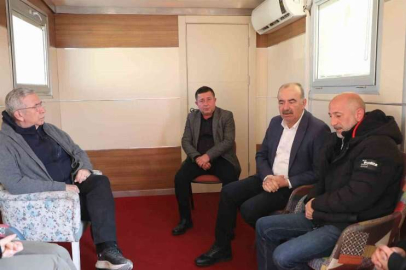 Başkan Türkyılmaz Deprem Bölgesinde